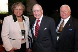 “Councilwoman Joyce Dickerson,  Jim Wright U.S. House of Representatives (TX) and Councilman Steve Adams, Riverside, CA